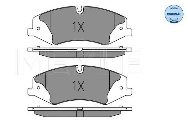 MEYLE Original Brake Pad Set Front 025 250 2119