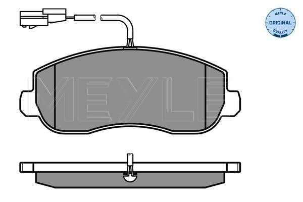 MEYLE Original Brake Pad Set Front 025 251 4718/W