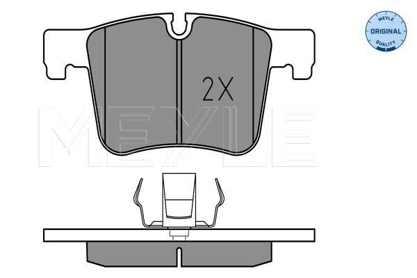 MEYLE Original Brake Pad Set Front 025 251 9919