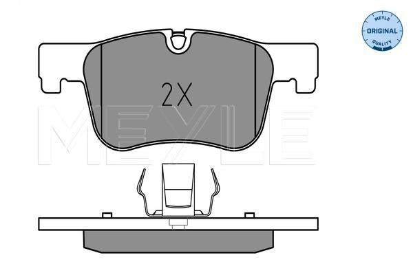 MEYLE Original Brake Pad Set Front 025 255 0618