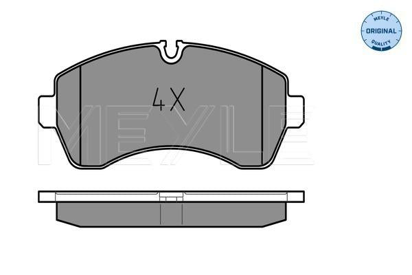MEYLE Original Brake Pad Set Front 025 292 0020