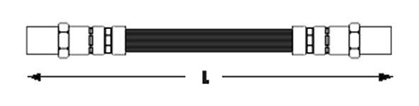 MEYLE Original Brake Hose Front 300 343 2103