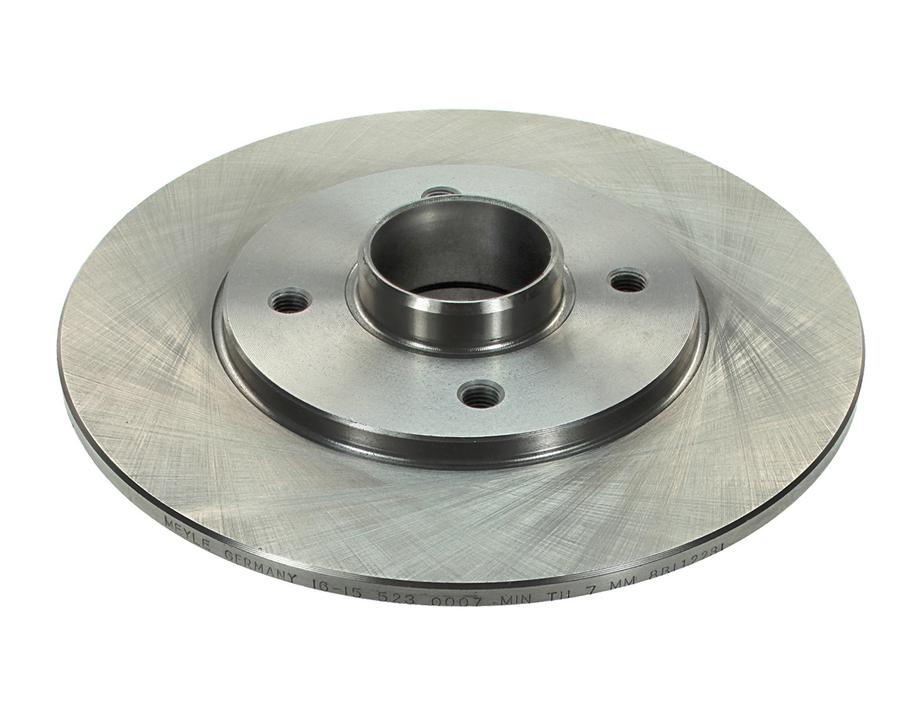 MEYLE Original Brake Rotor Rear Single 16-15 523 0007