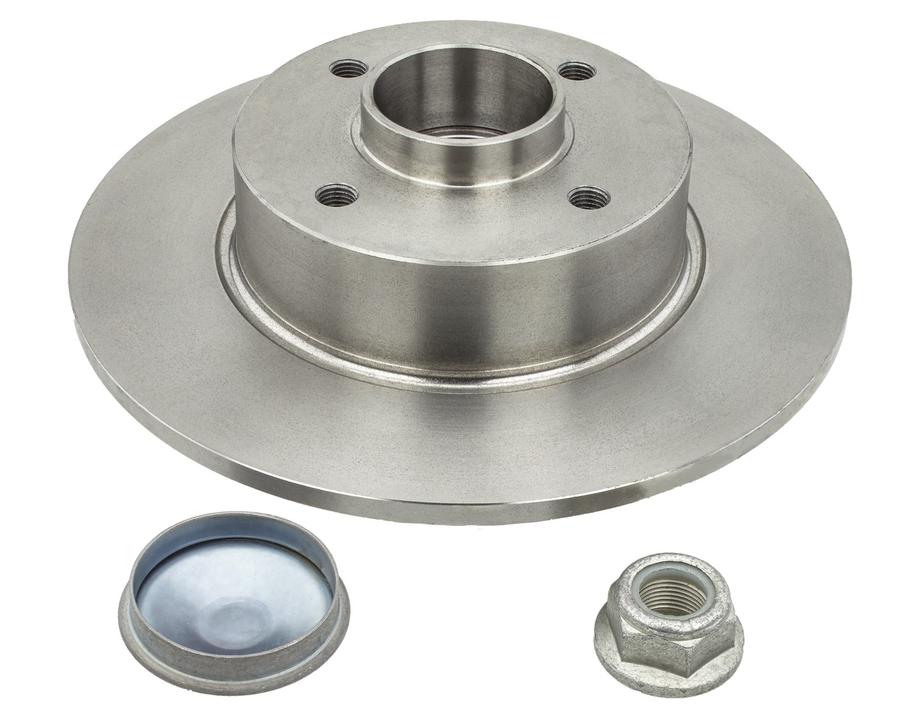 MEYLE Original Brake Rotor Single 240mm Rear 16-15 523 4114
