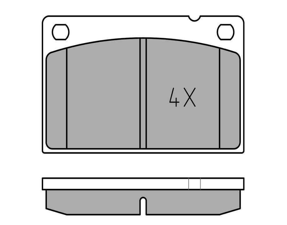 MEYLE Original Brake Pad Set Front 025 201 5316
