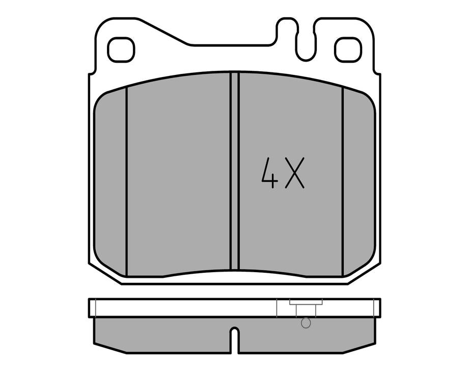 MEYLE Original Brake Pad Set Front 025 203 9215