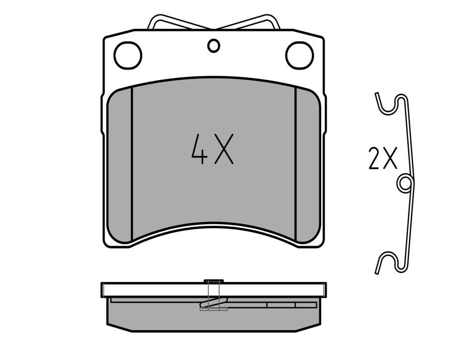 MEYLE Original Brake Pad Set Front 025 206 5217