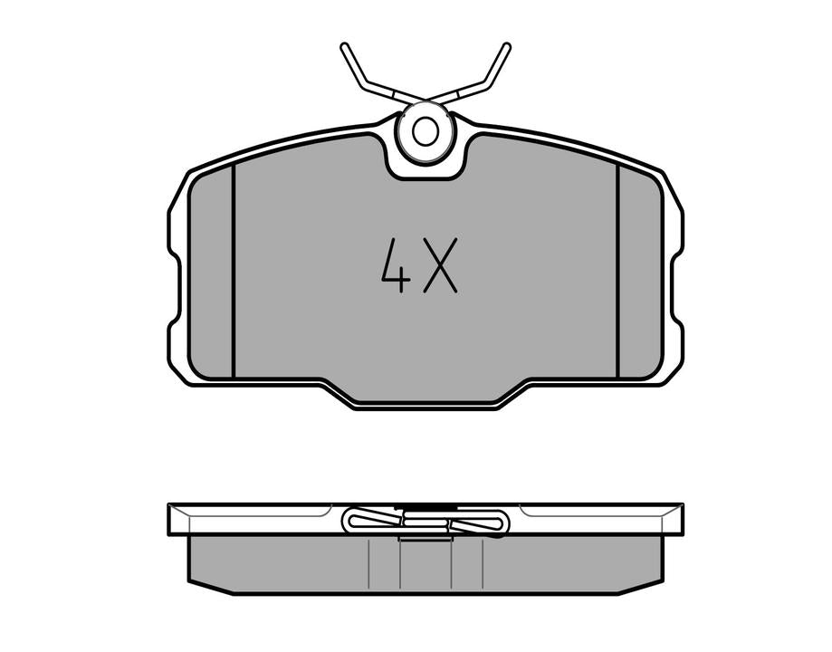 MEYLE Original Brake Pad Set Front 025 207 5118