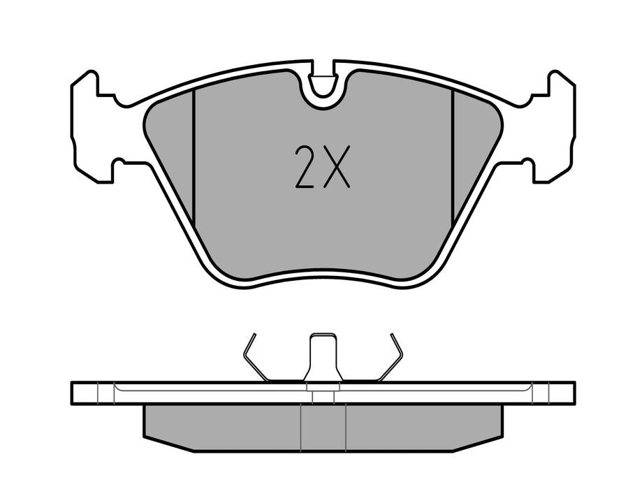 MEYLE Original Brake Pad Set Front 025 209 6820