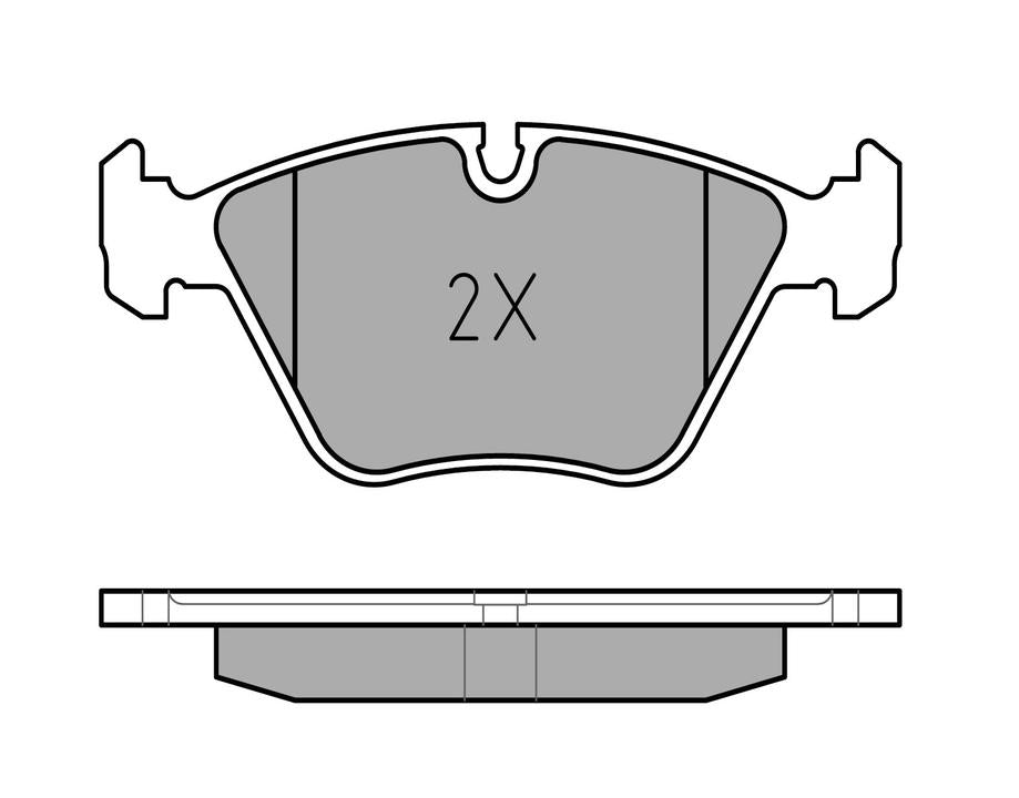 MEYLE Original Brake Pad Set Front 025 209 6820