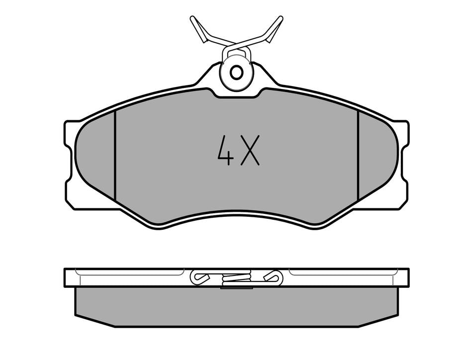 MEYLE Original Brake Pad Set Front 025 209 7919