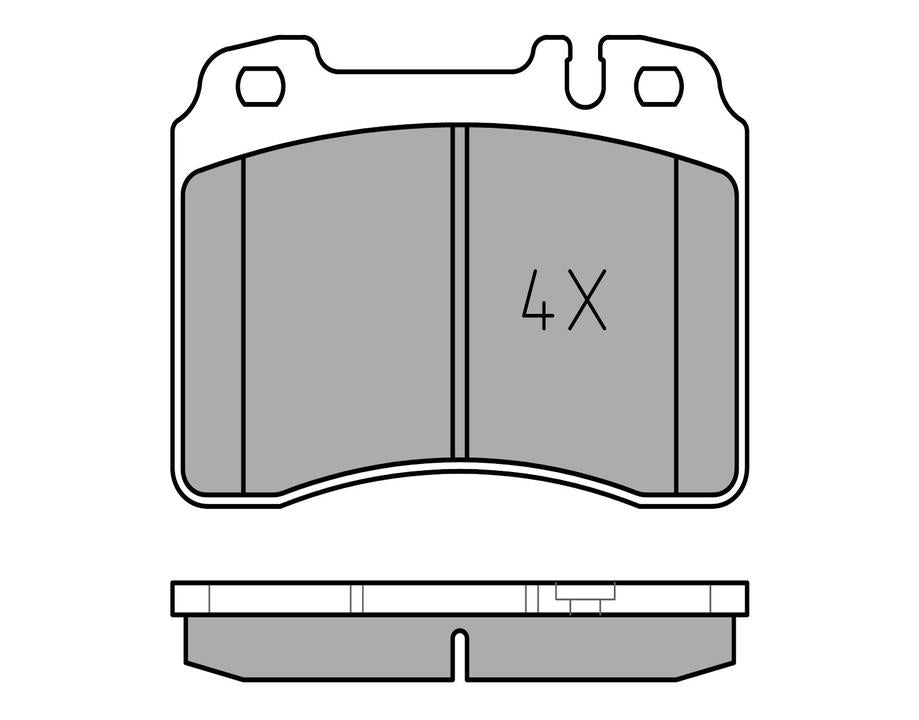MEYLE Original Brake Pad Set Front 025 211 5316