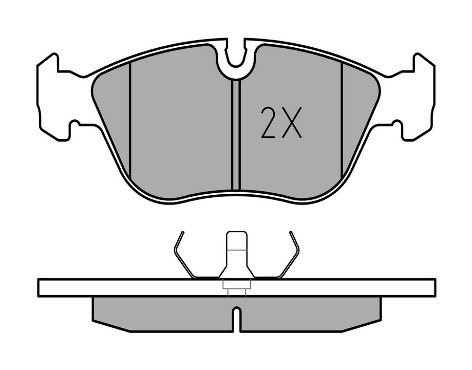 MEYLE Original Brake Pad Set Front 025 212 7319