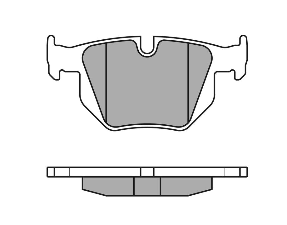 MEYLE Original Brake Pad Set Rear 025 212 8217