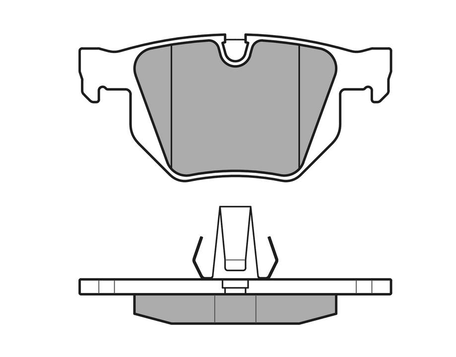 MEYLE PD Brake Pad Set Rear 025 212 8217/PD