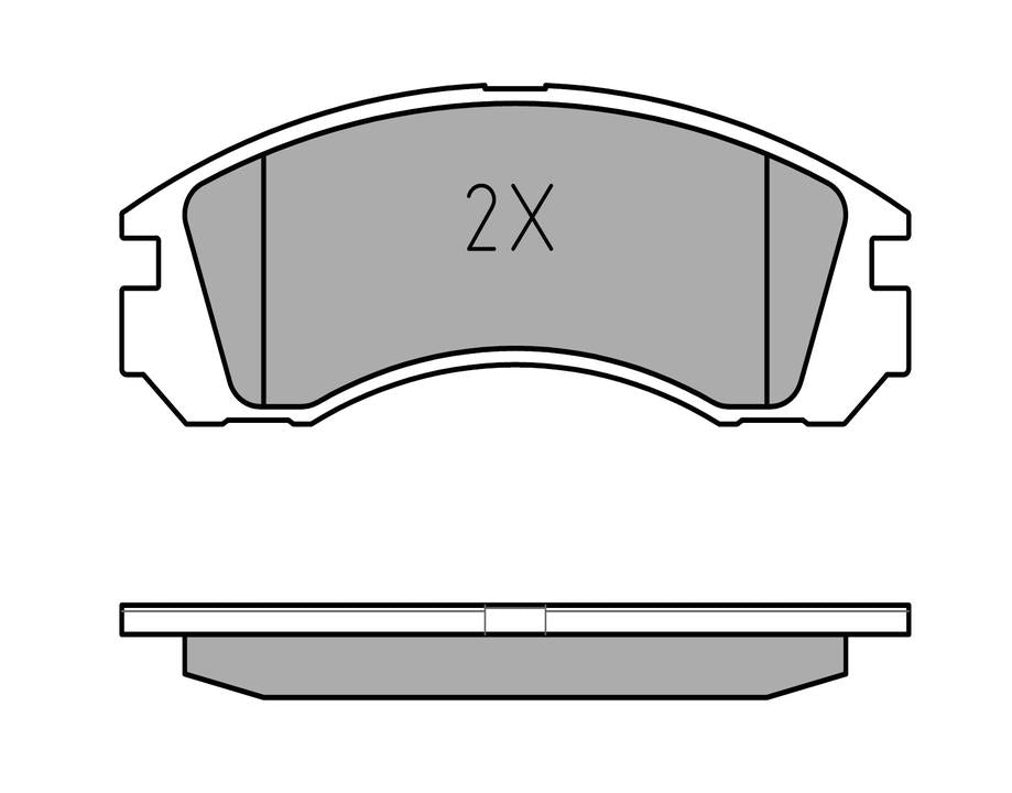 MEYLE Original Brake Pad Set Front 025 213 6315/W