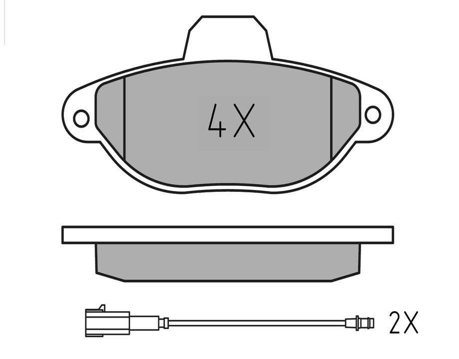 MEYLE Original Brake Pad Set Front 025 214 3616