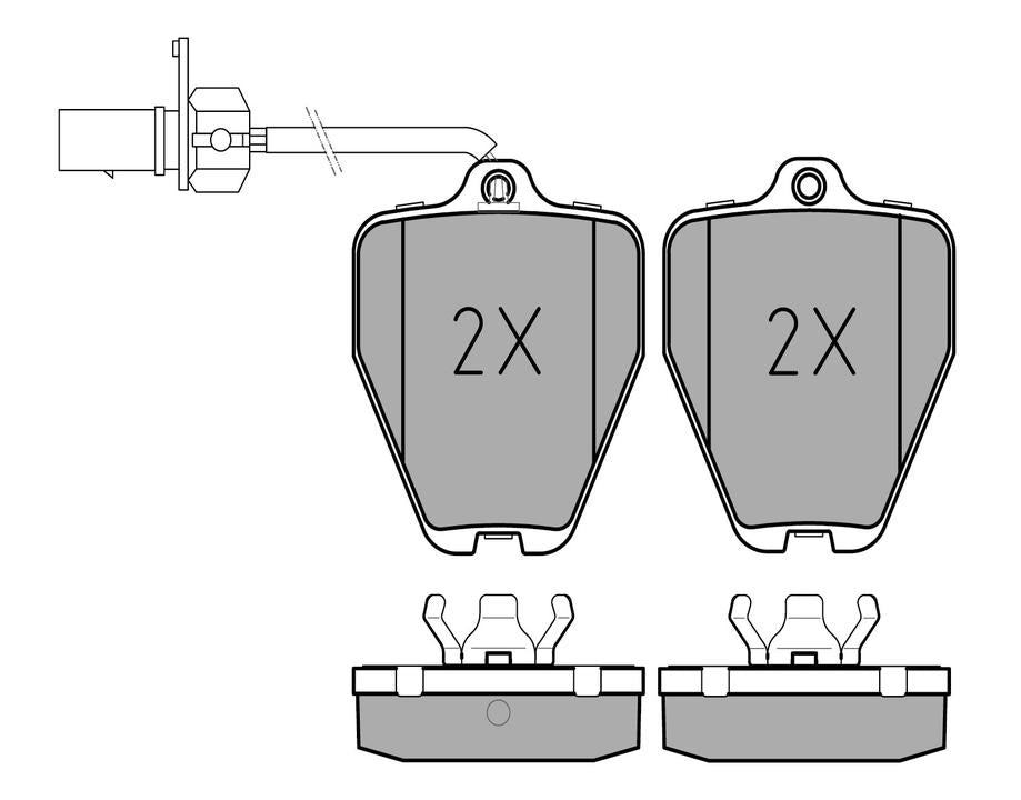 MEYLE Original Brake Pad Set Front 025 214 5218/W