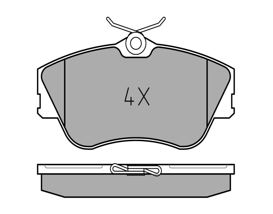 MEYLE Original Brake Pad Set Front 025 214 7919