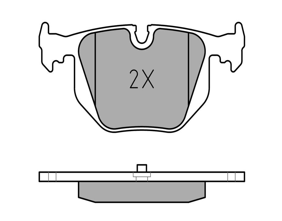 MEYLE Original Brake Pad Set Rear 025 214 8717
