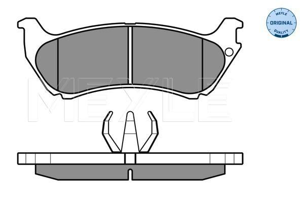 MEYLE Original Brake Pad Set Rear 025 231 9017/W