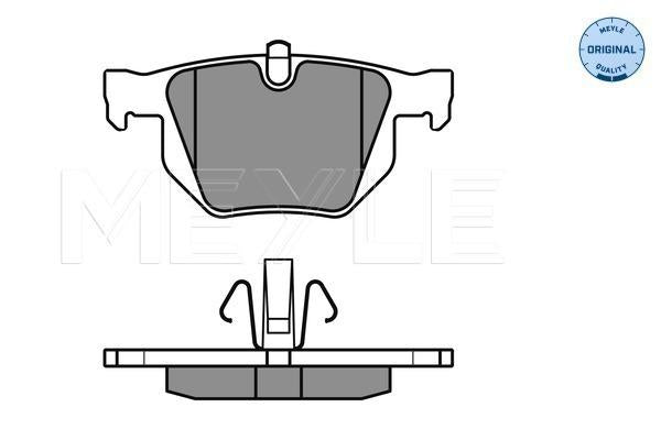 MEYLE Original Brake Pad Set Rear 025 235 5017