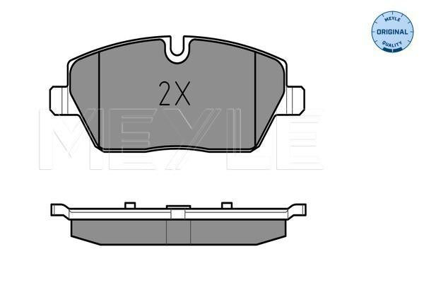 MEYLE Original Brake Pad Set Front 025 239 1517