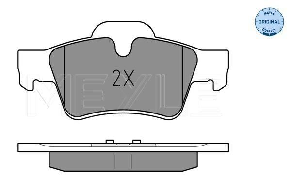 MEYLE Original Brake Pad Set Rear 025 239 2318