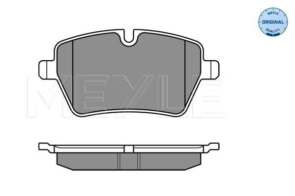MEYLE Original Brake Pad Set Front 025 239 8418