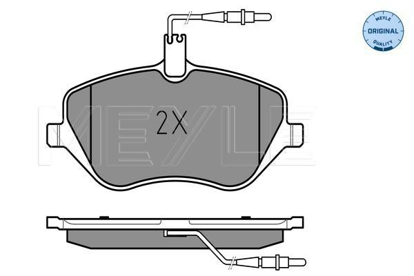 MEYLE Original Brake Pad Set Front 025 241 3317/W