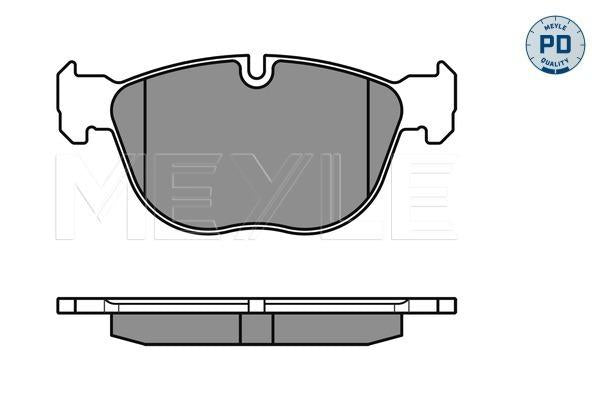 MEYLE PD Brake Pad Set Front 025 241 7019/PD
