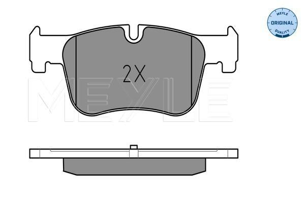 MEYLE Original Brake Pad Set Front 025 255 0618