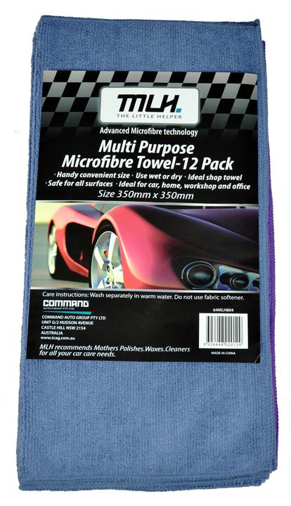 Microfibre Towel MLH Multi Purpose 12 Pack 64MLH804