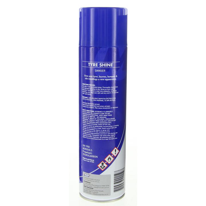 Motortech Aerosol Spray Tyre Shine 400g MT005