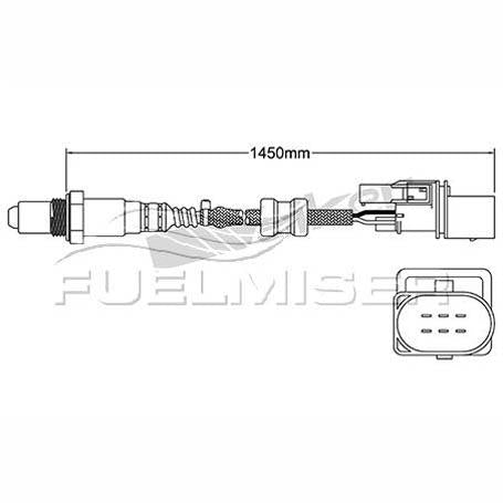 Fuelmiser Oxygen Lambda Sensor COS1291