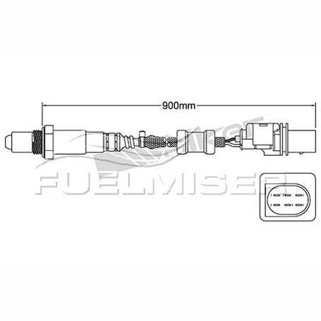 Fuelmiser Oxygen Lambda Sensor COS1297