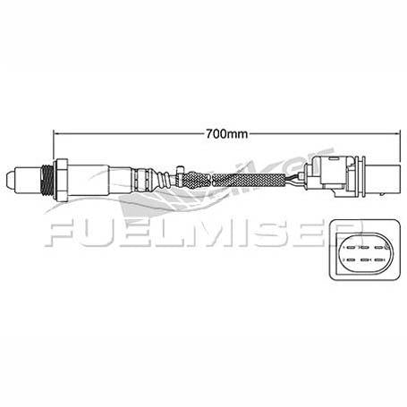 Fuelmiser Oxygen Lambda Sensor COS1299