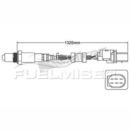 Fuelmiser Oxygen Lambda Sensor COS1308