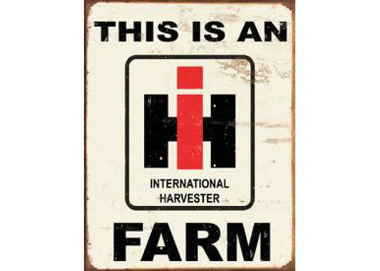 International Harvester Farm Metal Sign (32x41cm) MSI1279