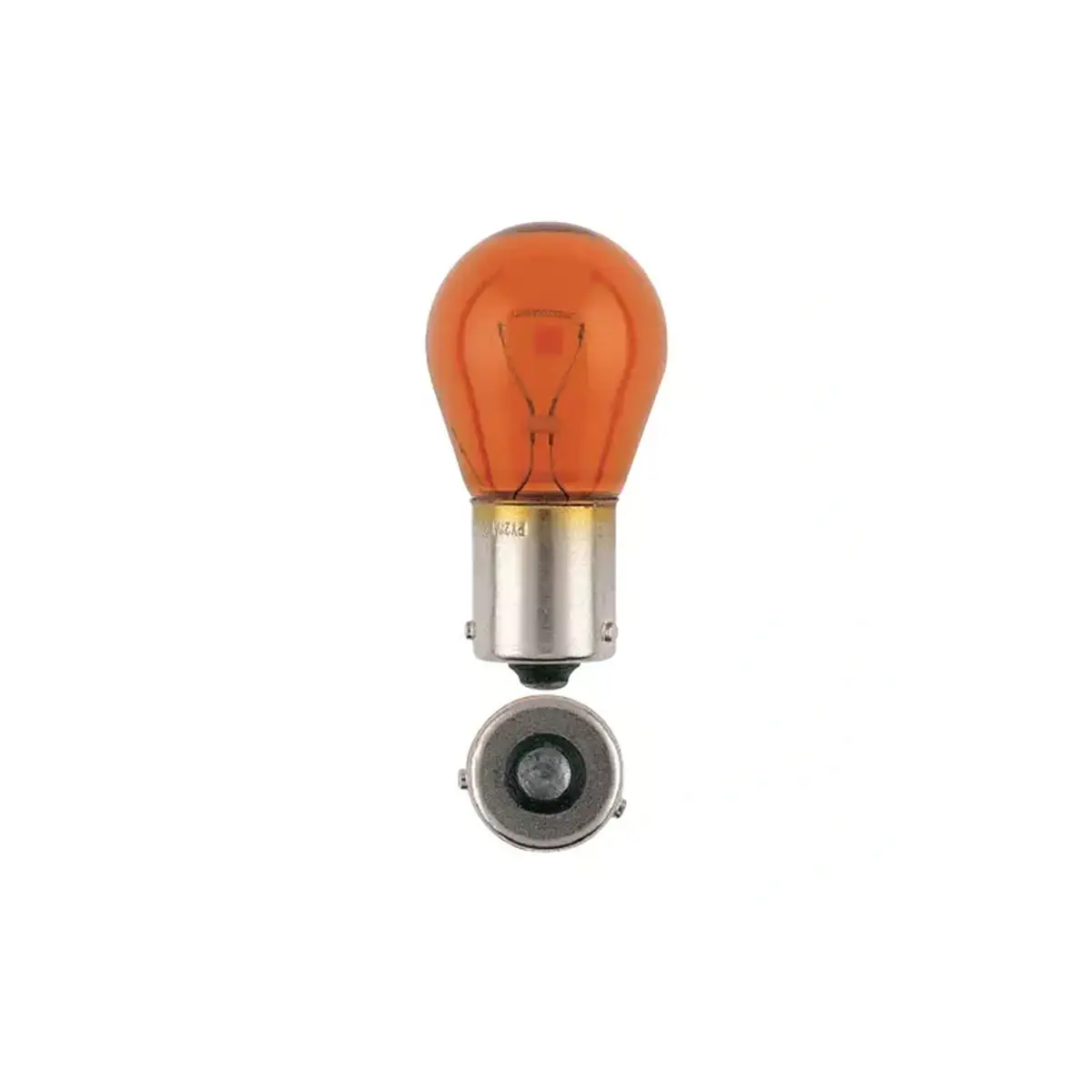 Narva Globe 12V 21W BAU15S Amber Heavy-Duty Bulb (10Pk) 17384
