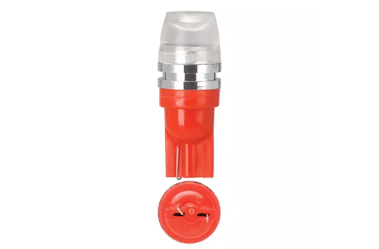 Narva Globe High Powered LED T-10 Wedge Warm Red (Blister 2Pk) 18068BL