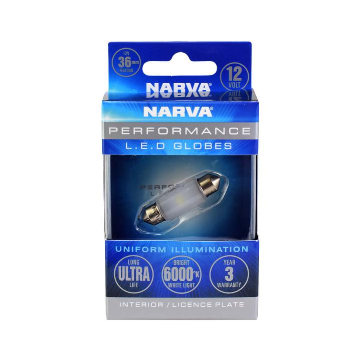 Narva LED Festoon Globe 12V 36mm Blister Pack 18212BL