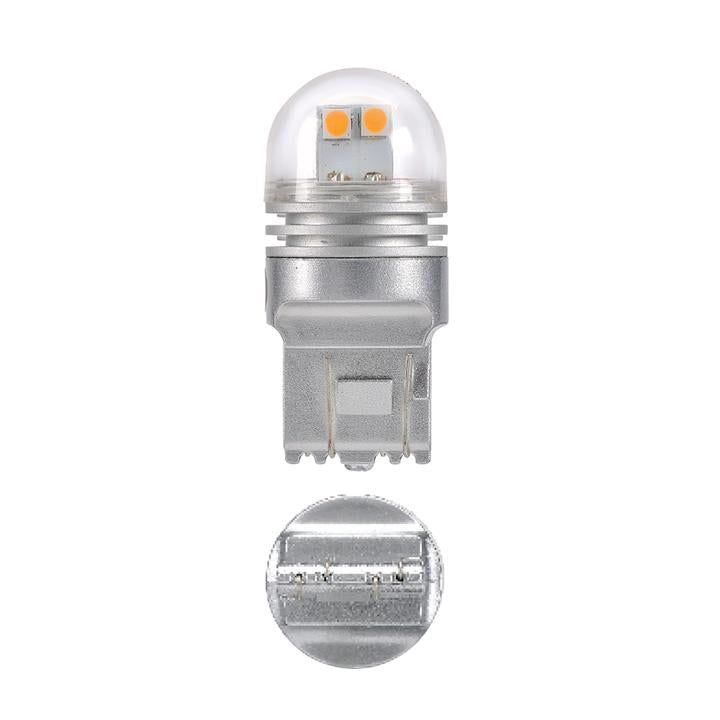 Narva 12V T20 W21W LED Wedge Globes Stop Light 2700K 2PK 18230BL