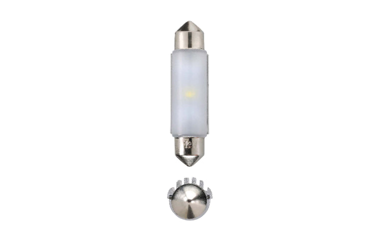 Narva LED Cool White Festoon Globe 24V 41mm 6000K Blister Pack 18314BL