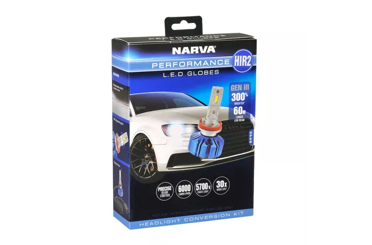 Narva HIR2 12/24V Gen III Performance LED Headlight Conversion Kit 5700K 18450