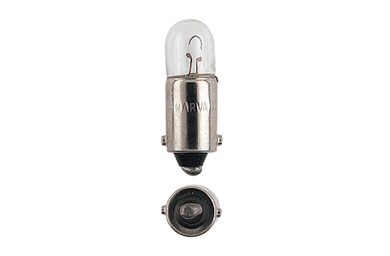 Narva Incandescent T4W Globe BA9S 24V 4W Twin Pack 47249BL