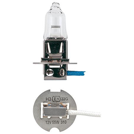 Narva Plus 50 Halogen Headlight Globe H3 PK22S 12V 55W Twin Pack 48328TP