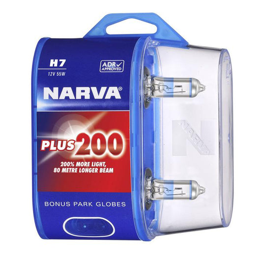Narva Plus 200 Halogen Performance Globe H7 PX26D 12V 55W (1Pk) 48396BL