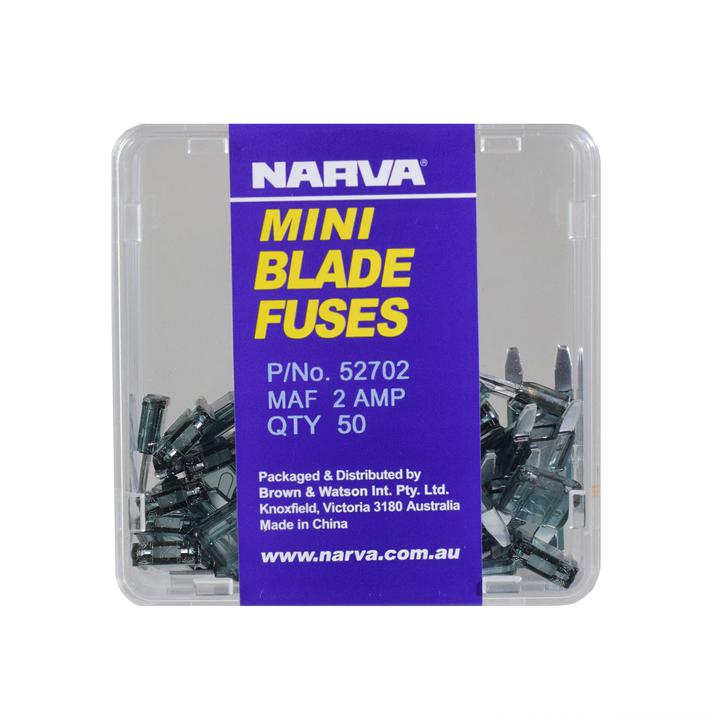 Narva Blade Fuse Mini 2A (5Pk) 52702BL