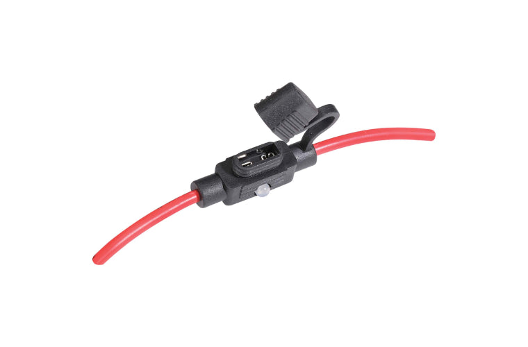 Narva In-Line Mini Blade Fuse Holder with Waterproof Cap & LED Indicator 54412LEDBL